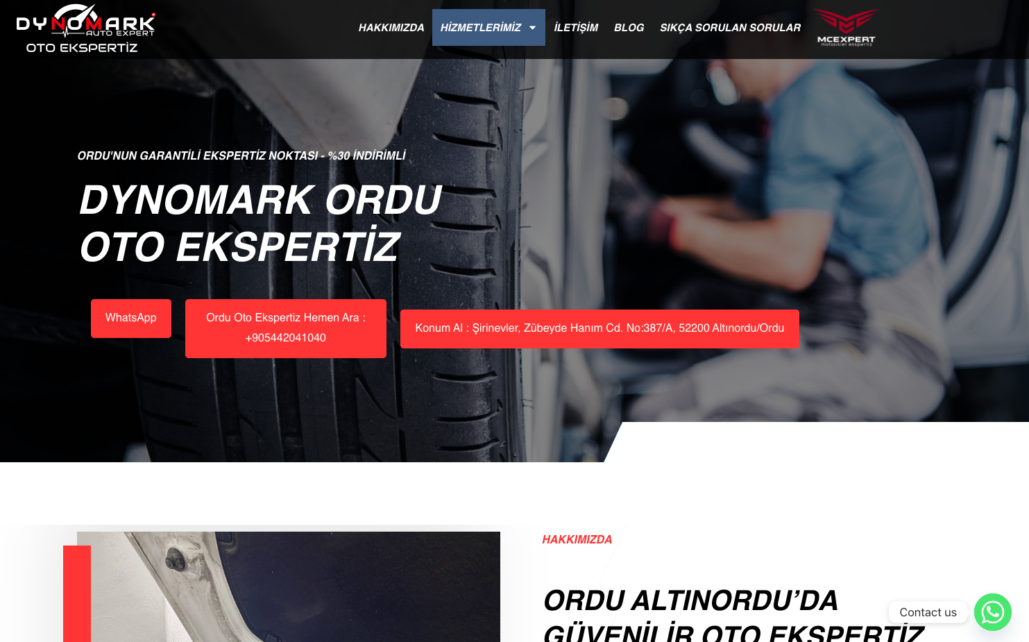 Dynomark Ordu Oto Ekspertiz